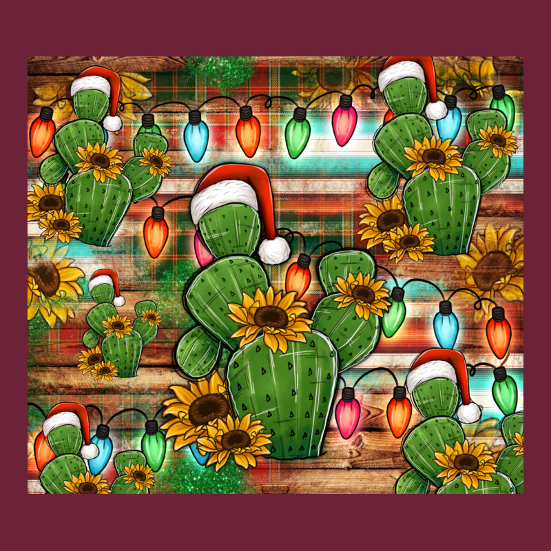 Feliz Navidad Merry Christmas Cactus Tumbler Long Sleeve Tee by Jasminsmagicworld | Teevron