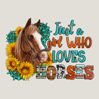 Just A Girl Who Loves Horses Heavy Core Tee | Teevron