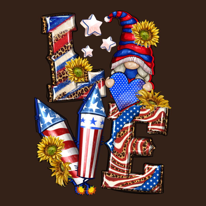 Love 4th Of July With Gnome Heavy Core Tee by texasbilliewilder | Teevron