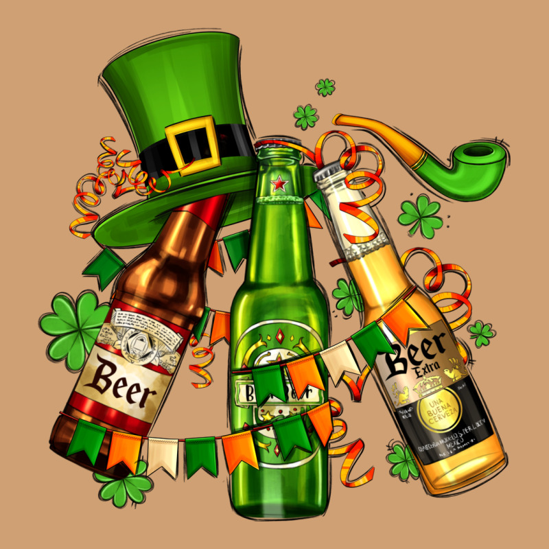 St Patrick's Beers Flags And Hat Vintage Tee by AdoDesignShop | Teevron