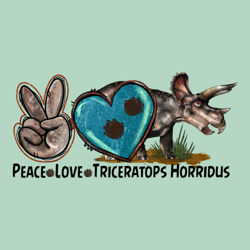 Peace Love Triceratops Horridus Classic Tee by LillyAllenDesigns | Teevron