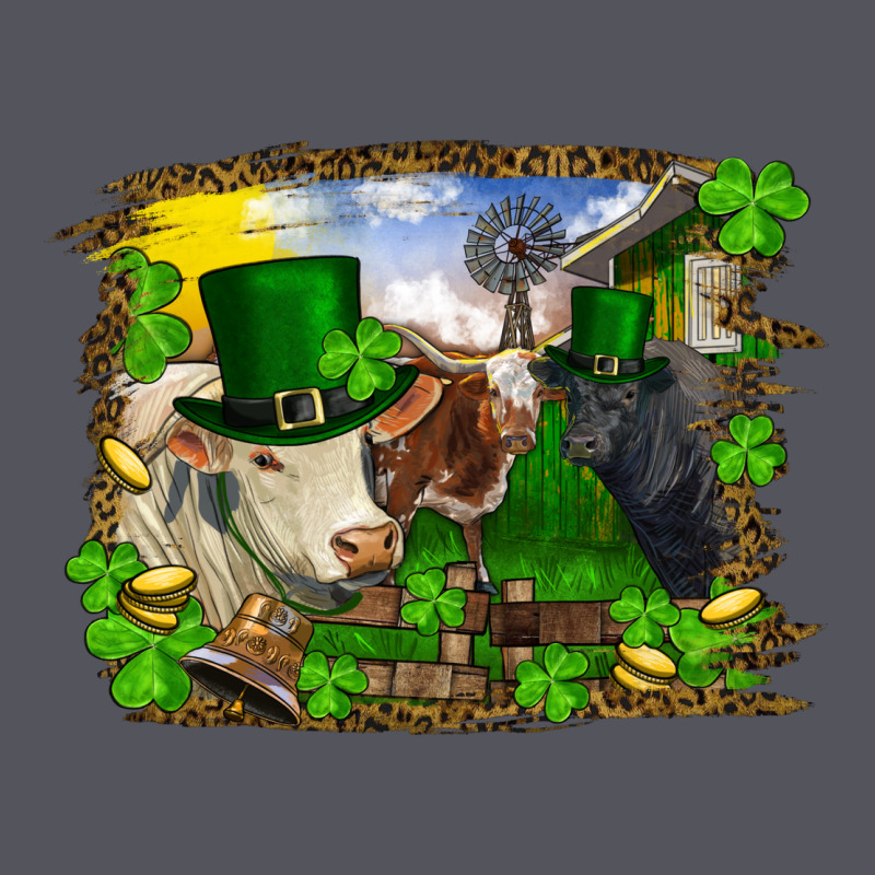 St Patrick's Day Cows Vintage Hoodie by RanaPortraitStore | Teevron