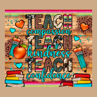 Teach Compassion Kindness Confidence Vintage Hoodie | Teevron