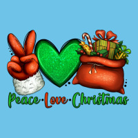 Peace Love Christmas Santa Claus Hand Premium Sweatshirt | Teevron