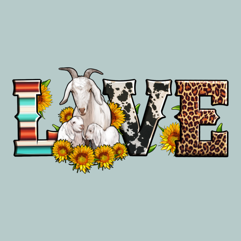 Love Goats Serape Cowhide Leopard Goat Family Heavy Core Tee by Artiststas | Teevron
