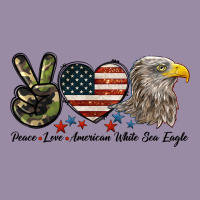 Peace Love American White Sea Eagle Classic Tee | Teevron