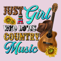 Just A Girl Who Loves Country Music Ladies Tee | Teevron