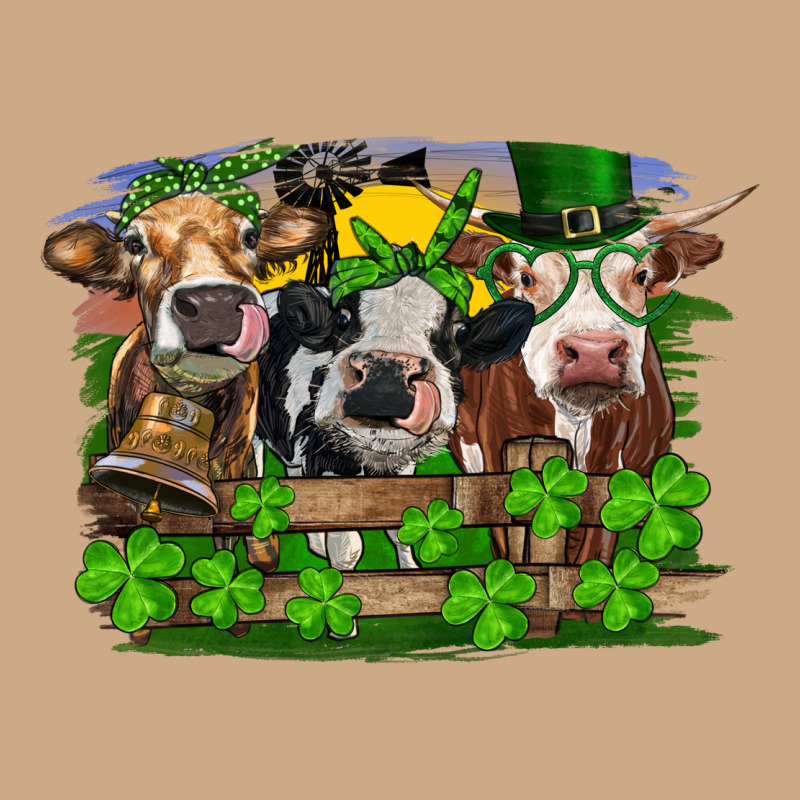 St Patrick's Day Heifers Vintage Hoodie by RanaPortraitStore | Teevron