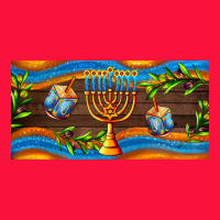 Hanukkah With Candlestick Classic Tee | Teevron
