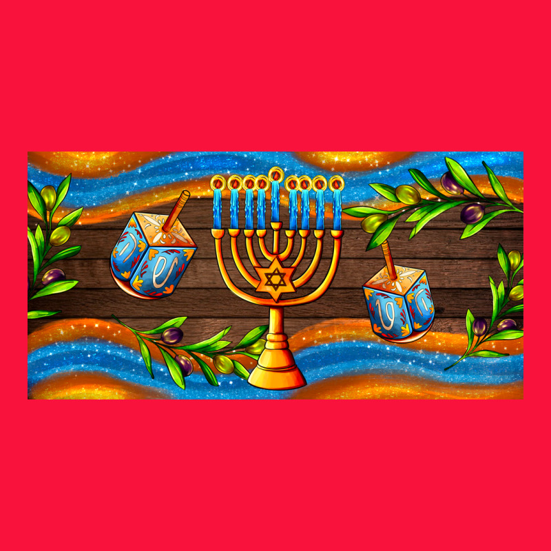 Hanukkah With Candlestick Classic Tee by AdoDesignShop | Teevron