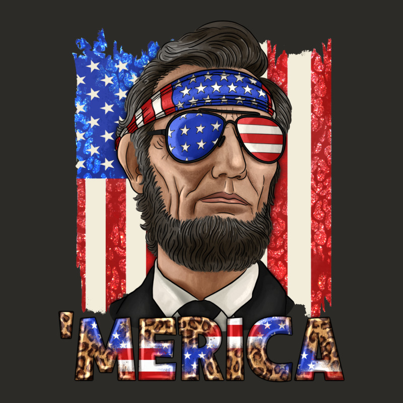 Merica With Lincoln Heavy Core Tee by texasbilliewilder | Teevron