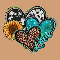 Turquoise Sunflower Hearts Vintage Tee | Teevron