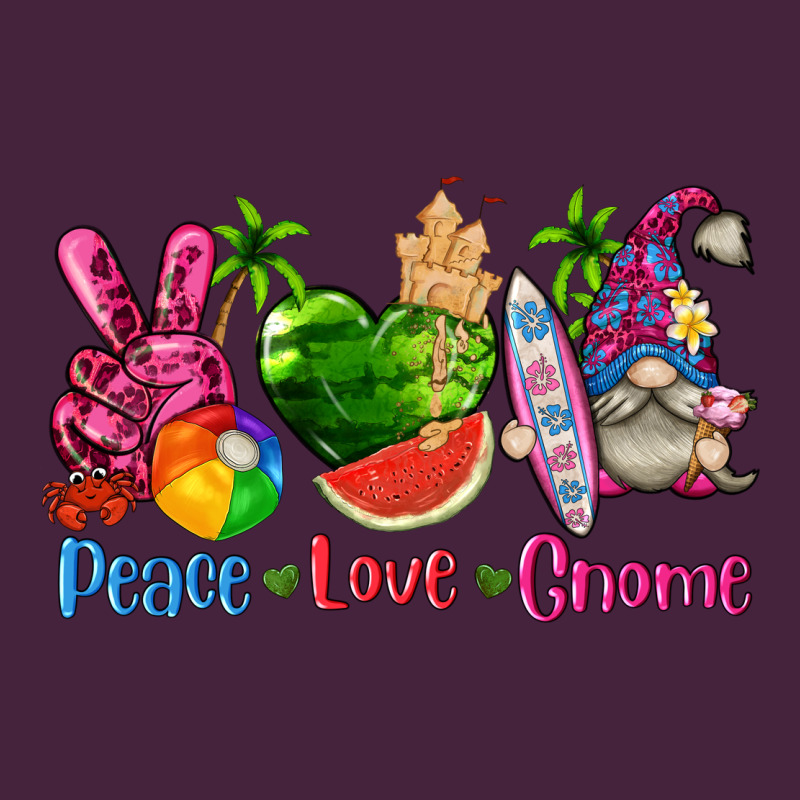 Peace Love Gnome Summer Premium Tee by texasbilliewilder | Teevron