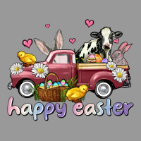 Happy Easter Trucks Vintage Hoodie | Teevron