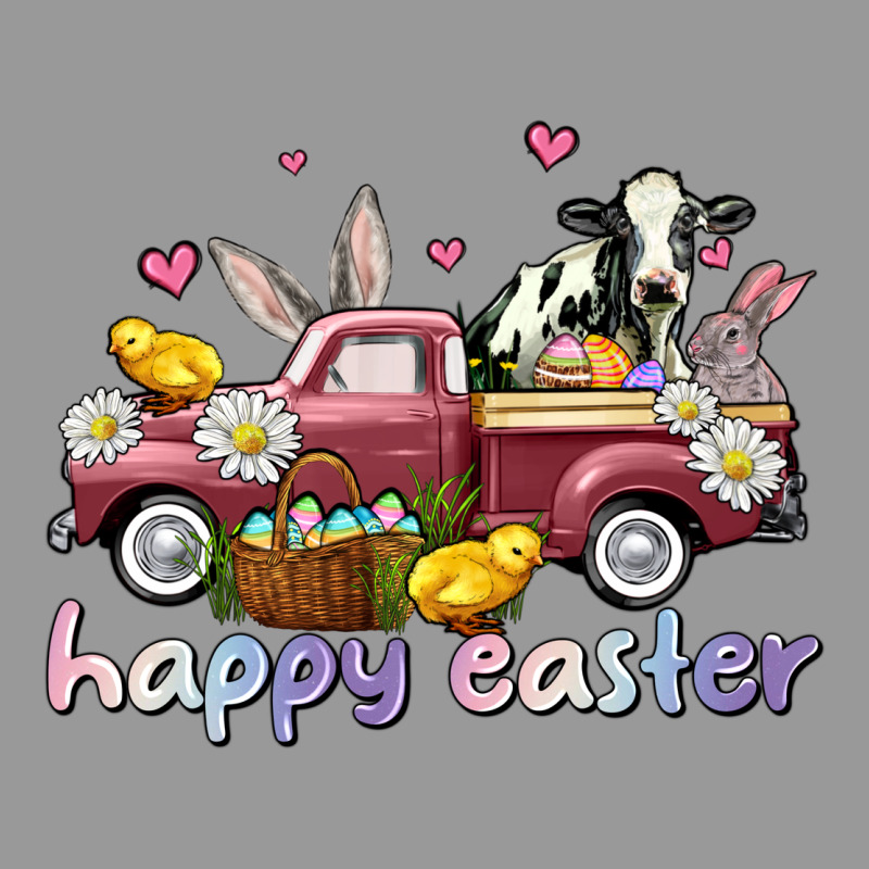 Happy Easter Trucks Vintage Hoodie by AdoDesignShop | Teevron