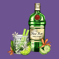 Gin Tonic Bottle And Cocktail Vintage Tee | Teevron