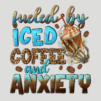 Fueled By Iced Coffee And Anxiety Zipper Hoodie | Teevron