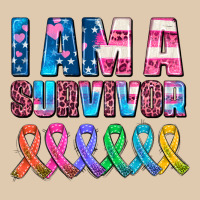 I Am A Survivor With All Cancer Ribbons Heavyweight Sweatshirt | Teevron