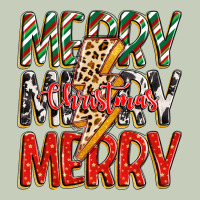 Merry Christmas Lightning Bolt Ladies Tee | Teevron