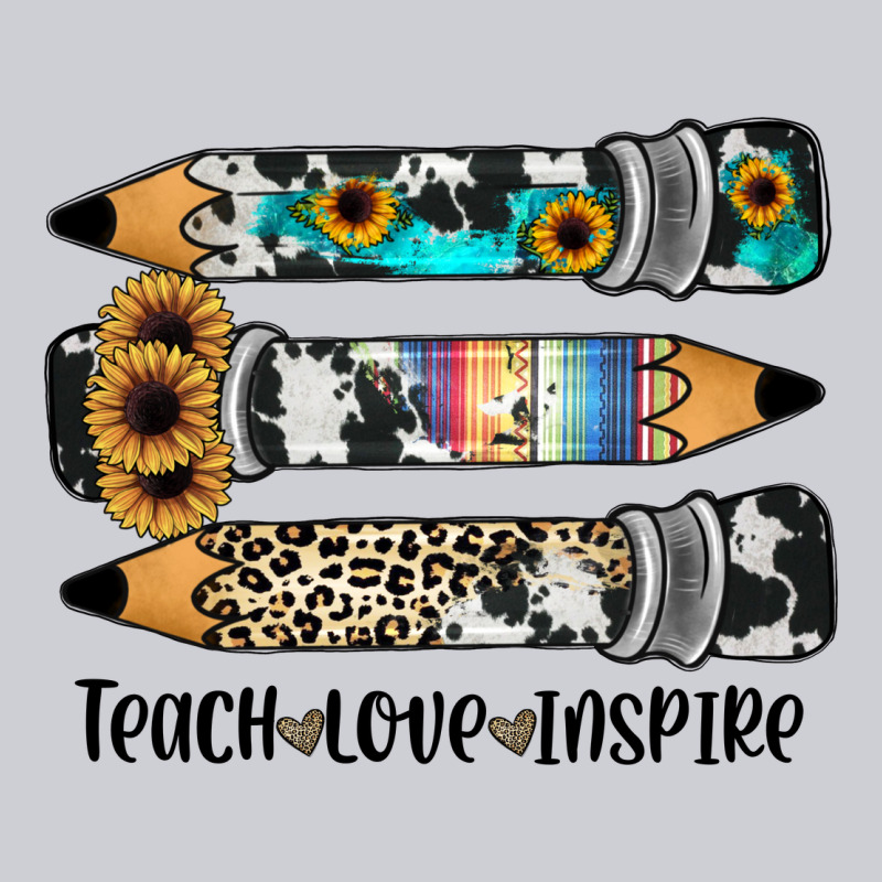 Western Pencils Teach Love Inspire Heavyweight Sweatshirt by JahusDesignShop | Teevron