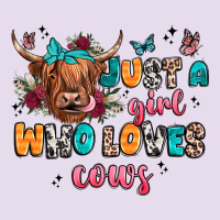 Just A Girl Who Loves Cows Premium Hoodie | Teevron