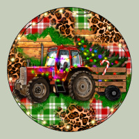 Christmas Farm Red Tractor Ladies Tee | Teevron