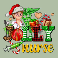 Jolly Nurse With Christmas Element Urban Heavy Tee | Teevron