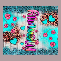 Mommy Leopard Turquoise Vintage Hoodie | Teevron