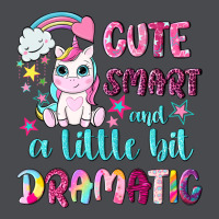 Cute Smart And A Little Bit Dramatic With Unicorn Zipper Hoodie | Teevron