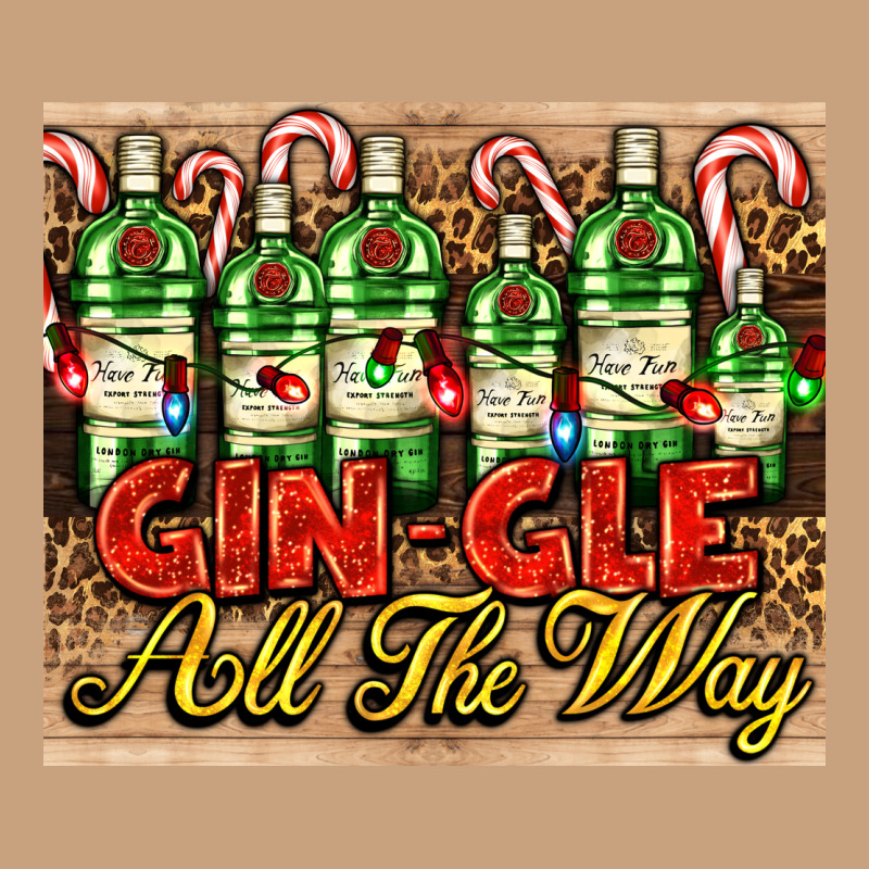 Gin Gle Christmas Gin Bottles Vintage Tee by AdoDesignShop | Teevron