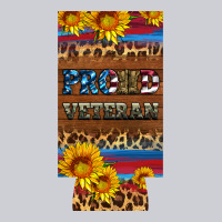 Proud Veteran 12 Oz Slim Can Cooler Heavyweight Sweatshirt | Teevron