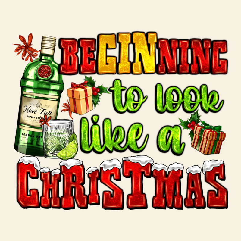 Beginning To Look Like A Christmas With Gin And Gifts Vintage Tee by AdoDesignShop | Teevron