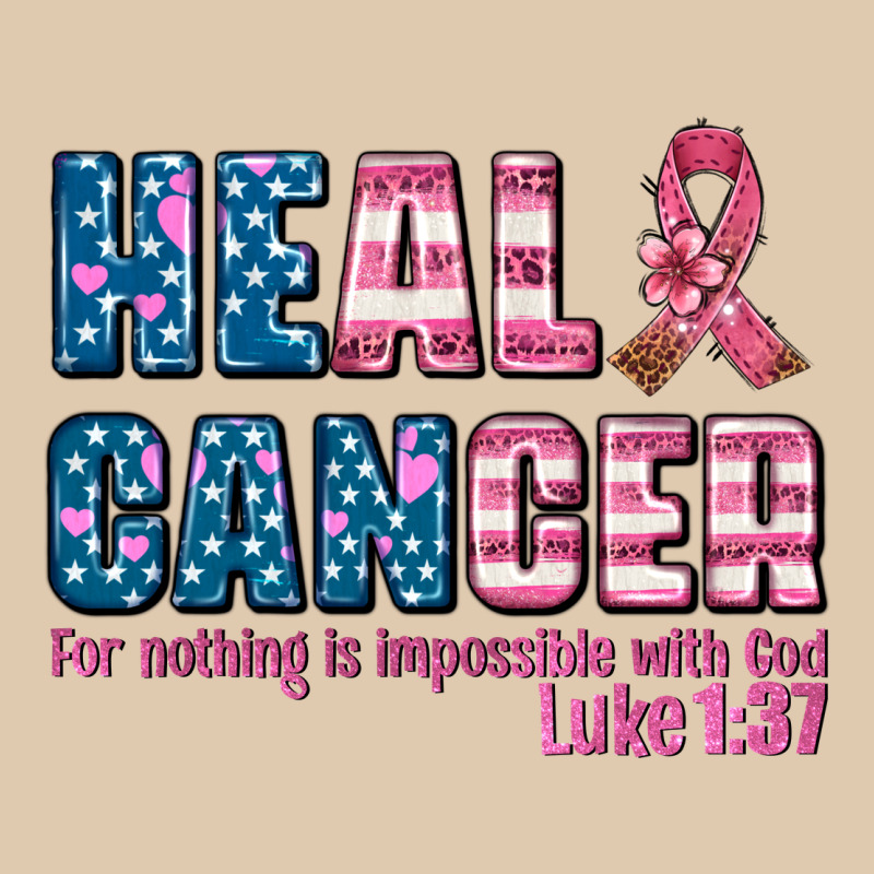 Heal Cancer With Cancer Ribbon Heavyweight Sweatshirt by AdoDesignShop | Teevron