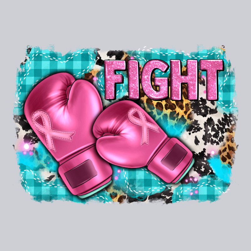 Fight With Boxing Gloves And Cancer Ribbon Heavyweight Sweatshirt by AdoDesignShop | Teevron