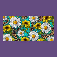 Sunflower And Daisy With Leopard Vintage Hoodie | Teevron