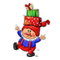 cute christmas gnome | Teevron