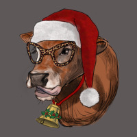 Christmas Glasses Heifer Premium Hoodie | Teevron