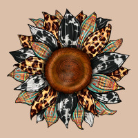 Cowhide Leopard Aztec Sunflower Urban Heavy Tee | Teevron