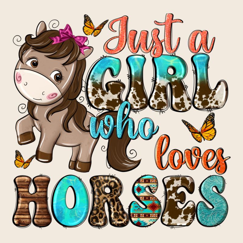 Just A Girl Who Loves Horses Zipper Hoodie by NancyCooperArtShop | Teevron