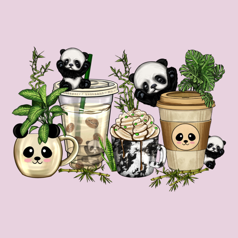 Panda Coffee Cups Ladies Tee by texasbilliewilder | Teevron