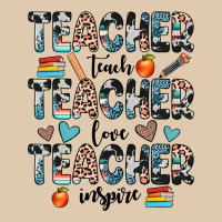 Teacher Teach Love Inspire Heavyweight Sweatshirt | Teevron