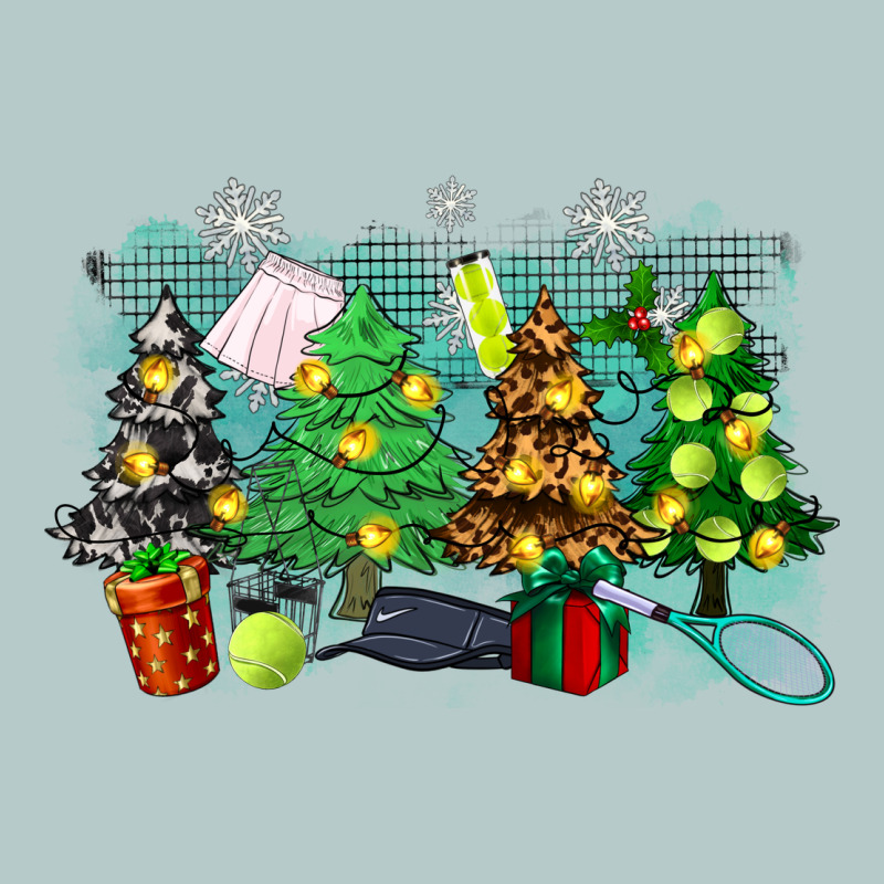 Christmas Trees With Tennis Heavy Core Tee by Zillion Design Studio | Teevron