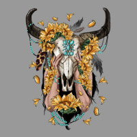Sunflower Boho Bull Skull With Hands Vintage Hoodie | Teevron