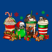 Christmas Sloth Coffee Cups Premium Sweatshirt | Teevron