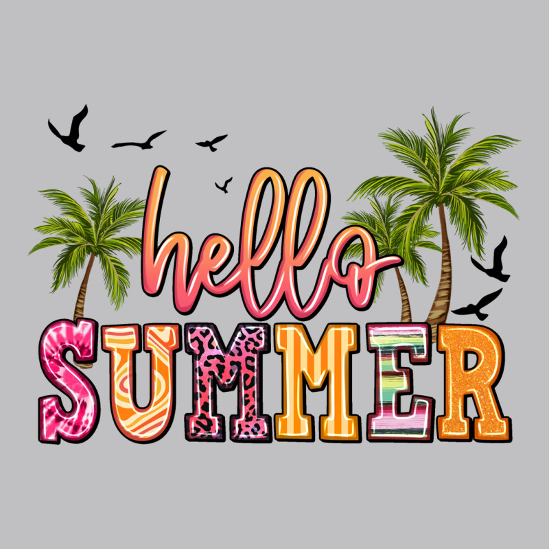 Hello Summer Long Sleeve Tee by JahusDesignShop | Teevron