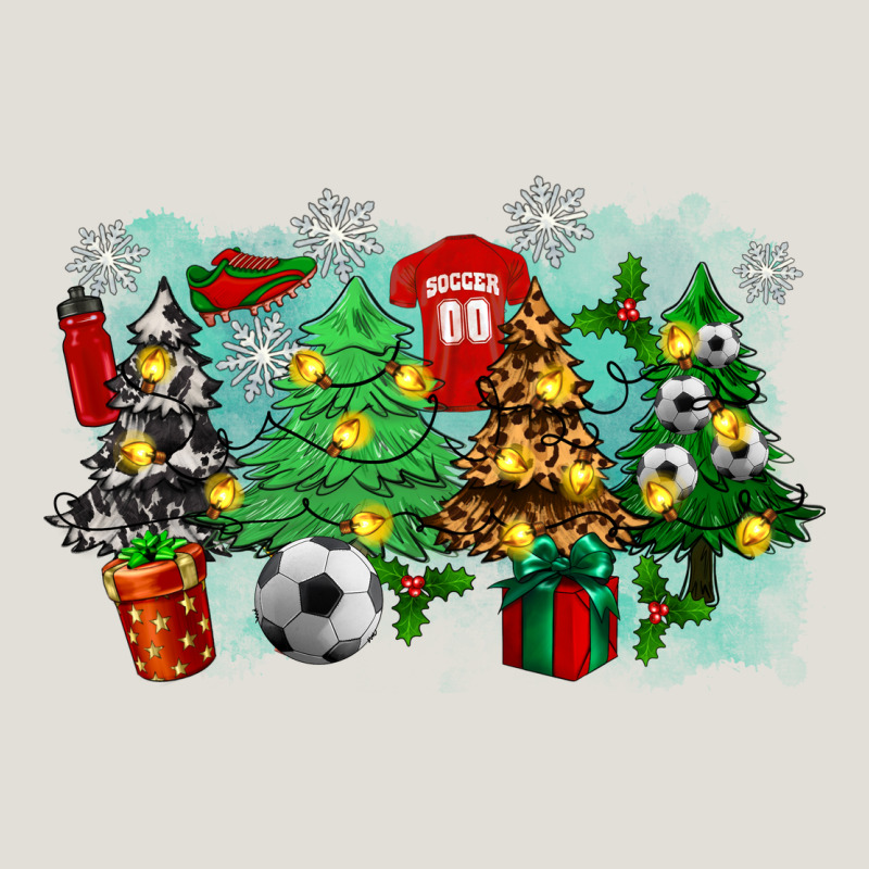 Christmas Trees With Soccer Heavy Core Tee by Zillion Design Studio | Teevron