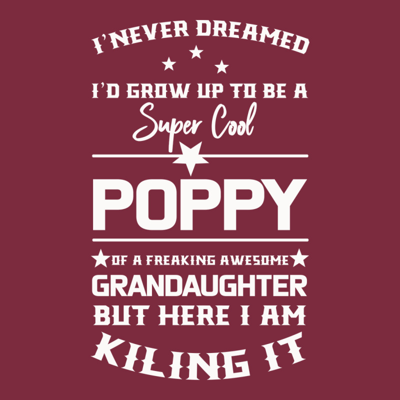 Super Cool Poppy Of A Freaking Awesome Granddaugh Premium Hoodie by Bettercallsaul | Teevron