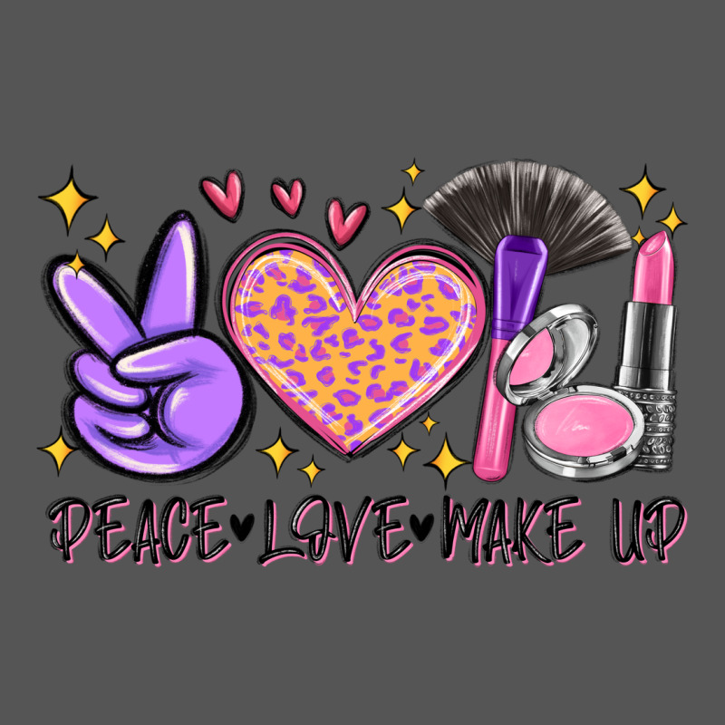 Peace Love Make Up Zipper Hoodie by MaliasSmallBusiness | Teevron