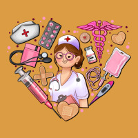 Nurse And Nurse Element Heart Urban Heavy Tee | Teevron