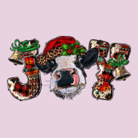 Christmas Joy Heifer Cow Ladies Tee | Teevron